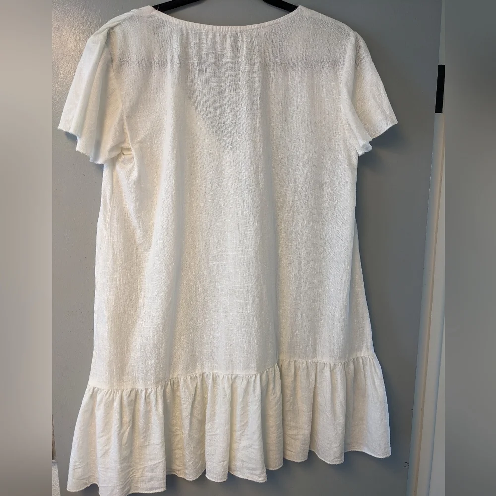 Princess Polly Linen Babydoll Dress - Picture 3 of 8